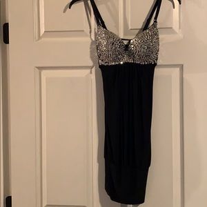 Sequence Bra Black Dress